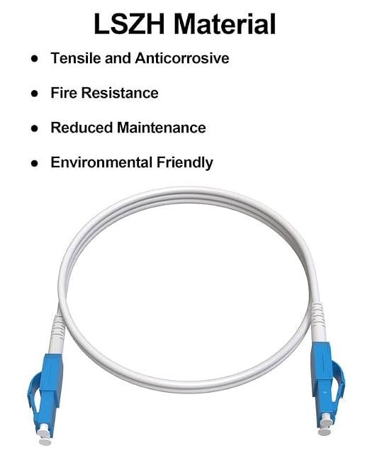 Uniboot LC LC Armored Single Mode Fiber Optic Cable, OS2 SMF Patch Cords - Image 4