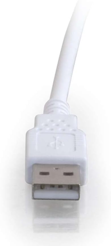 C2G Legrand USB Extension Cable, 1 Meter White Plug and Play USB A to A Cable - Image 2