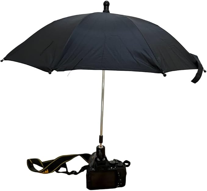 360 Swivel Umbrella with Hot Shoe Camera Rain Cover, Sunshade Protector by Unknown