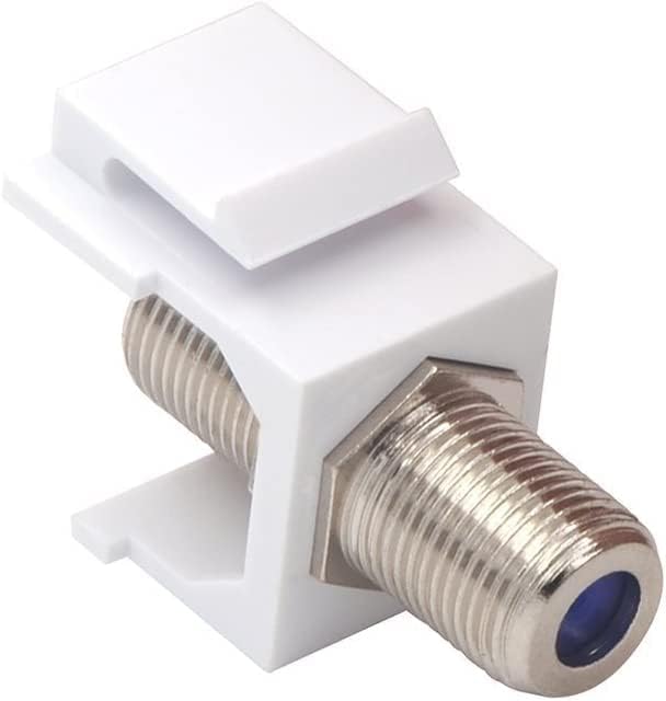 VCE Coax Keystone Jack Insert 3GHz Coaxial Cable Connector, F-Type RG6 Cable - Image 7