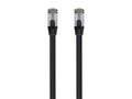 Monoprice Cat8 3ft Black Patch Cable Double Shielded 26AWG 2GHz 40G Pure Bare by Monoprice