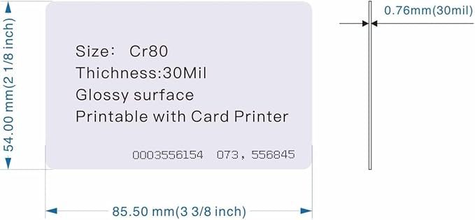 Contactless 125kHz RFID Proximity Cards Smart ID Card 0.8mm Thick - Image 2
