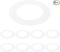 PATIKIL 2.8" ID 4.5" OD Plastic Trim Ring, Translucent Matte White by PATIKIL