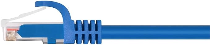Monoprice Cat5e 1ft Blue Patch Cable UTP 24AWG 350MHz Pure Bare Copper Snagless - Image 2