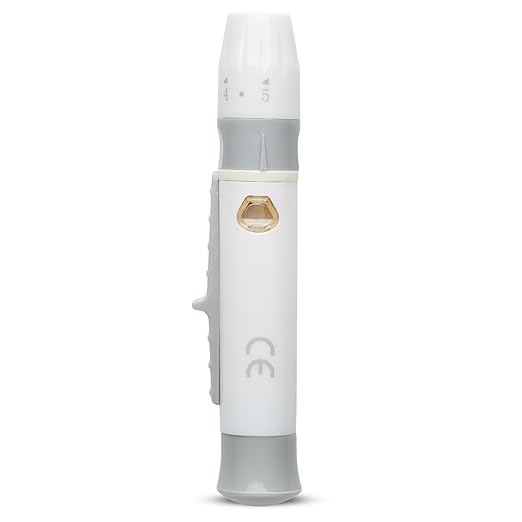 One Step Lancing Device Pen, 5 Depth Settings, Less Pain Design, Blood Sampling by OneStep%C2%AE