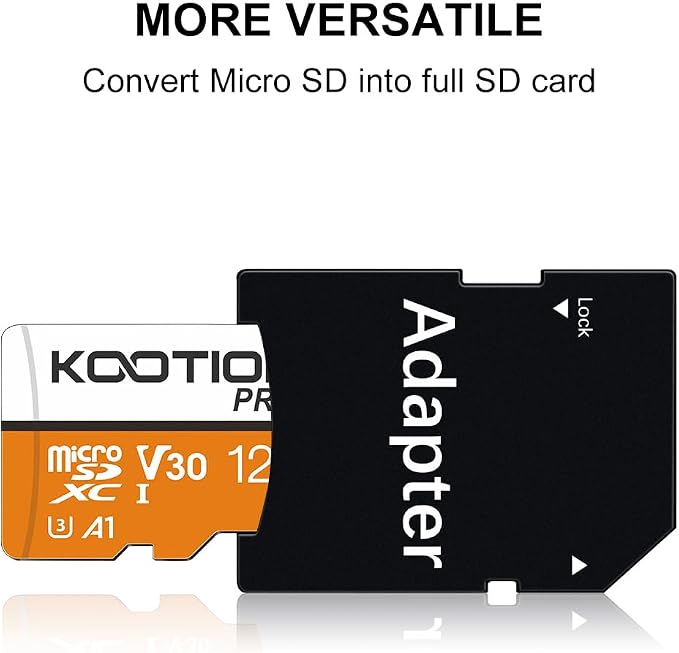 KOOTION 128GB Micro SD Card 3 Pack, UHS-I MicroSDXC Card - Image 8