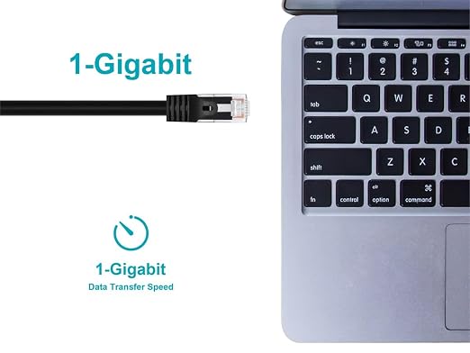Monoprice Cat6 5ft Black Patch Cable UTP 24AWG 550MHz Pure Bare Copper Snagless - Image 5