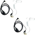 Walkie Talkies Earpieces with Mic 1 Pin Covert Air Acoustic Tube Headset by Riqiki