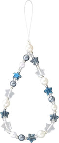 Beaded Phone Charm Lanyard Strap Girly Style Fixed Beads Pearl Lanyards by Staqlo