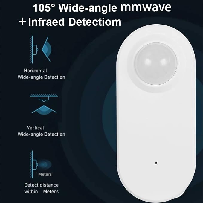 Haozee Smart Motion Sensor, Zigbee PIR Motion Sensor - Image 5