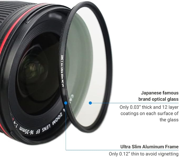JJC Multi-Coated 82mm UV Filter - Image 3