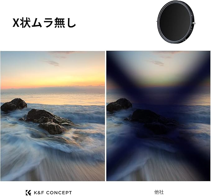K&F CONCEPT 46mm Variable Fader ND2-ND32 ND Filter and CPL Circular Polarizing - Image 3