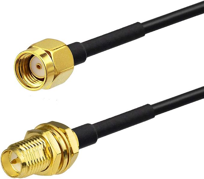 Bingfu WiFi Antenna Extension Cable 2-Pack RP-SMA Male to RP-SMA Female - Image 8