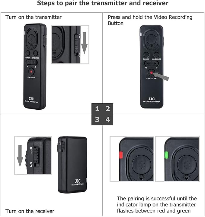 Wireless Remote Control for Sony A1 II HDR-CX405 CX440 CX455 CX675 CX900 - Image 2