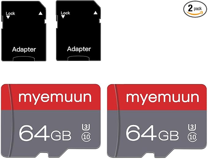 2 Pack 64 GB Micro Memory Card by Unknown