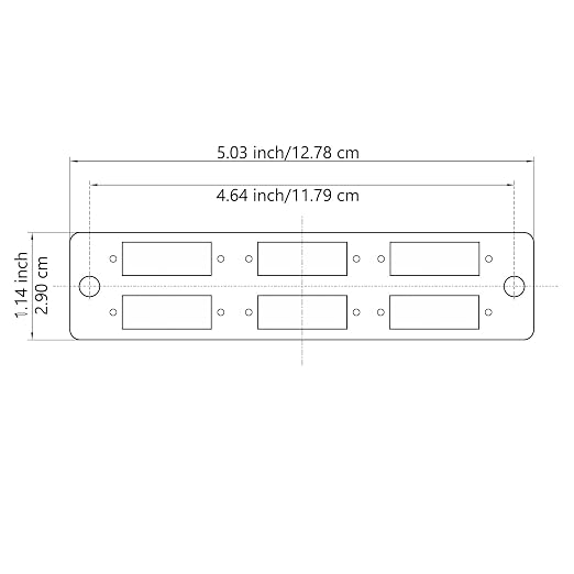 2-Pack LC/UPC Fiber Patch Panel, 6 Singlemode Blue 4 Channels LC Adapters - Image 8