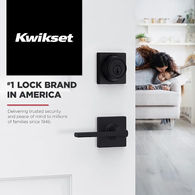 Kwikset Casey Hallway Passage and Bed/Bath Privacy Door Handle 6 Pack, 3 - Image 10