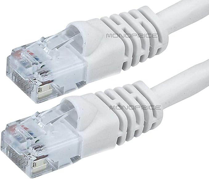 Monoprice 0.5FT 24AWG Cat5e 350MHz UTP Ethernet Bare Copper Network Cable - Image 2