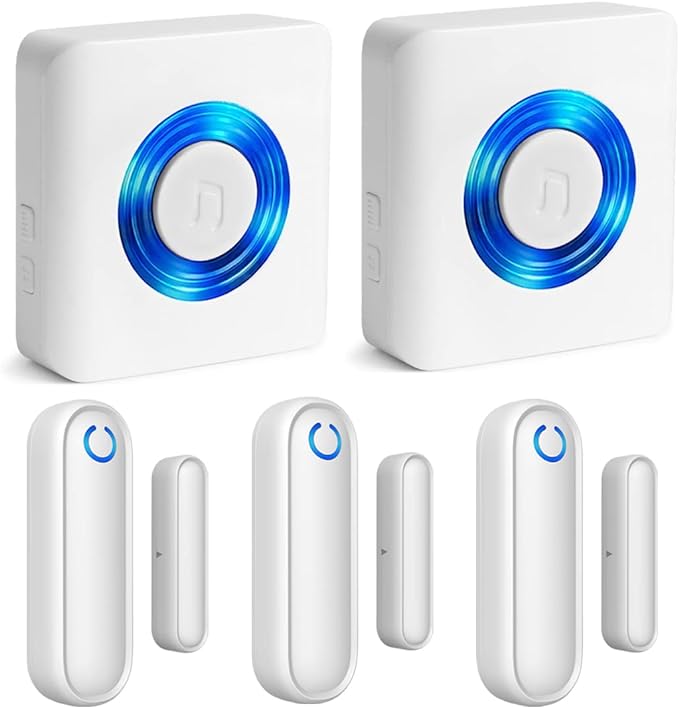 Caregiver Pager Door Alarms for Dementia Patients/Kids Safety/Home Security by Smartconvenientandsafe