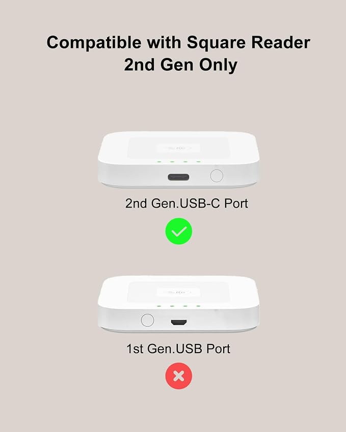 WUKUR Dock for Square Reader 2nd Generation, Holder Stand for Square Card - Image 2