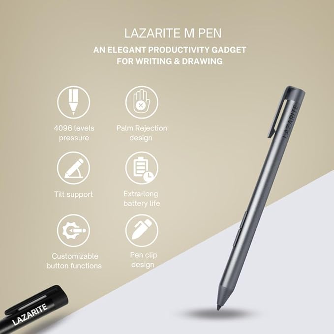 LAZARITE M Pen Black, Active Stylus - Image 2
