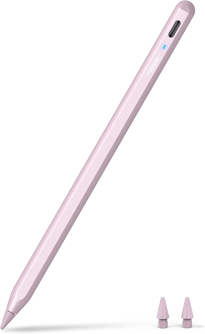 Metapen Pencil A8 for Apple iPad 2018-2026, Palm Rejection, Pixel Precision by metapen
