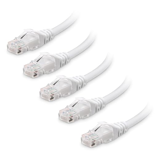 Cable Matters 10Gbps 5-Pack Snagless Short Cat 6 Ethernet Cable - 2ft by CableMatters