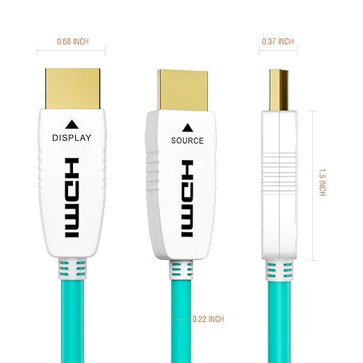 RUIPRO 8K Fiber Optic HDMI Cable 100 Feet 48Gbps 8K60Hz 4K120Hz Dynamic HDR - Image 7