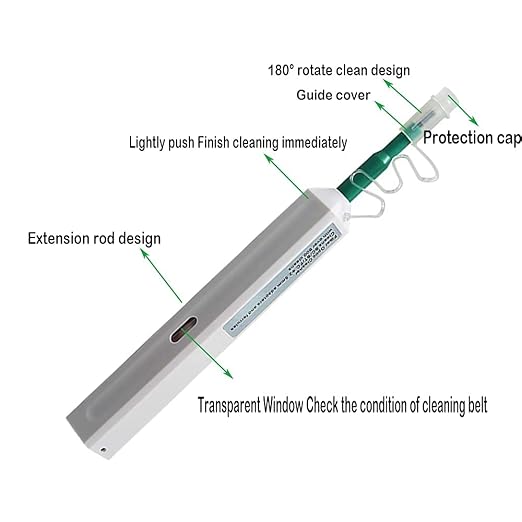 Fiber Optic Connector Cleaning Pen, SC/APC and FC/APC, 800+ Clean Times - Image 2