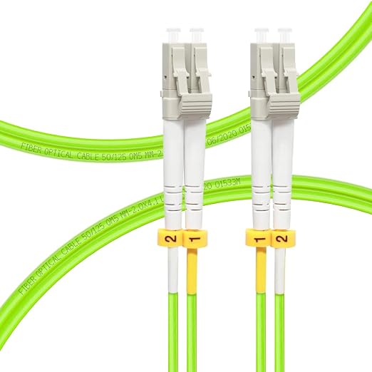 FLYPROFiber- 0.2M OM5 LC to LC Fiber Patch Cable, Cable Length Options: 0.2m-20m by FLYPROFiber