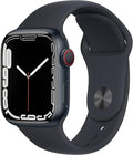 Apple Watch Series 7 GPS + Cellular, 45mm Midnight Aluminum Case by Amazon+Renewed