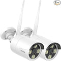 ANNKE 2-Pack Indoor/Outdoor 5MP Bullet Wireless Security Camera by ANNKE