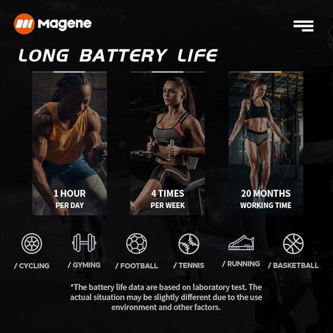 Magene H64 Heart Rate Monitor, Heart Rate Sensor Chest Strap, Protocol - Image 6