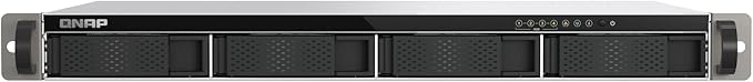 QNAP TS-433eU-US Compact 1U Short-Depth rackmount 2.5GbE NAS, Affordable Edge by QNAP