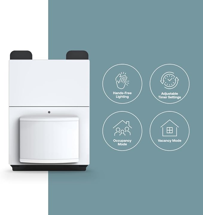 Simple Motion Sensor Switch by Deako, Automatic Timer, Occupancy and Vacancy - Image 2