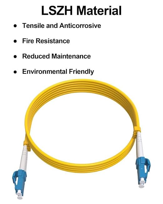 5 Pack LC to LC Fiber Patch Cable 2M, Individually Tested OS2 Single Mode - Image 6