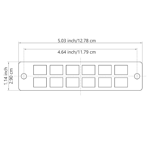 2-Pack 12 Simplex SCAPC Fiber Patch Panel - Image 7