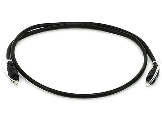 Monoprice S/PDIF Digital Optical Audio Cable, 3ft Black by Monoprice