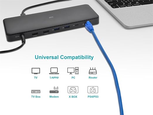 Monoprice Cat6A 5ft Blue Patch Cable Double Shielded 26AWG 10G Pure Bare Copper - Image 6