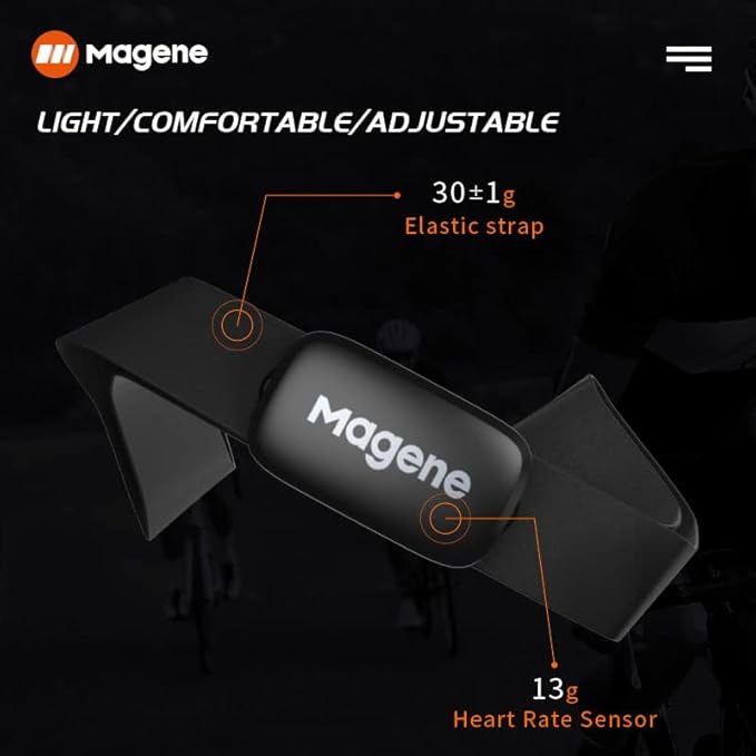 Magene H64 Heart Rate Monitor, Heart Rate Sensor Chest Strap, Protocol - Image 4