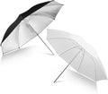 43" Translucent White Soft Umbrella & Silver Reflector Diffuser Umbrella by Hahawalker