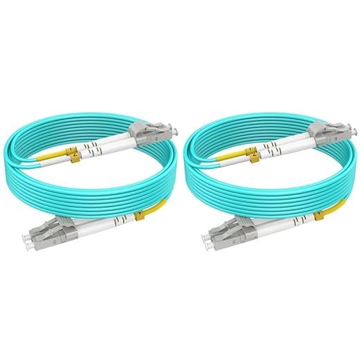 LC to LC OM3 Multimode Fiber Patch Cable, 100ft/30m MM Fiber Optic Cable by RamboCables