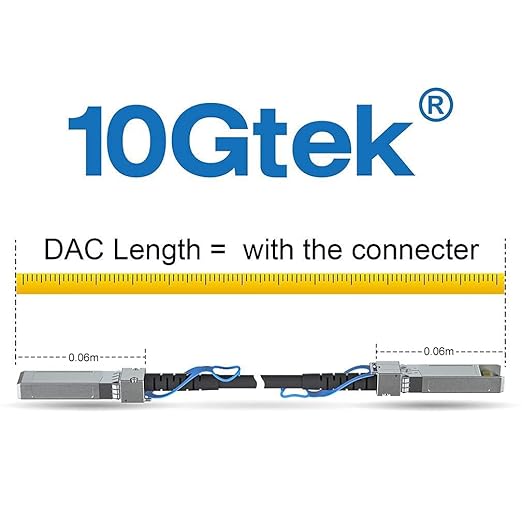 10Gtek 10G SFP+ DAC Twinax Cable, SFP+ to SFP+ Direct Attach Copper Passive - Image 4