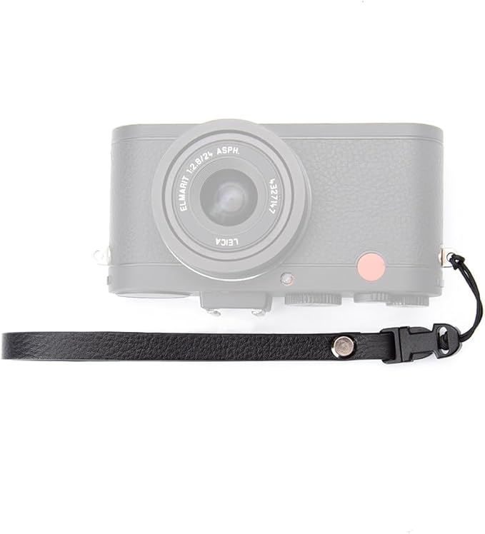 Vintage Minimalist Leather Camera Neck Shoulder Strap by DBZZ