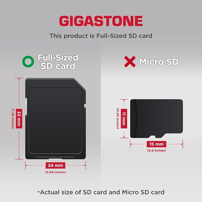 【5-Years Data Recovery】 GIGASTONE 512GB SD Card - Image 3