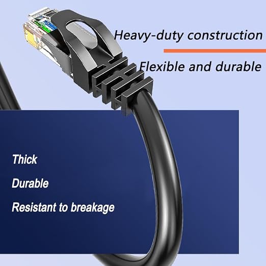 CAT6 Ethernet Cable 300FT 23AWG High Speed 500MHz 10Gbps Transmission Speed - Image 6
