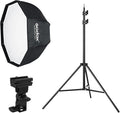 Godox Photo Studio 80cm 31.5in Portable Octagon Umbrella Softbox, 190cm Light by GODOX