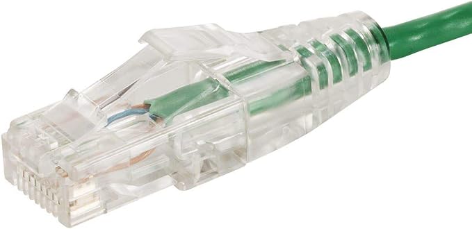Monoprice Cat6 10ft Green Component Level Patch Cable UTP 28AWG 550MHz Pure - Image 3