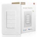 MOES Smart 4 Gang Light Switches, 2.4GHz Wi-Fi Single Pole Switch, Neutral Wire by MOES