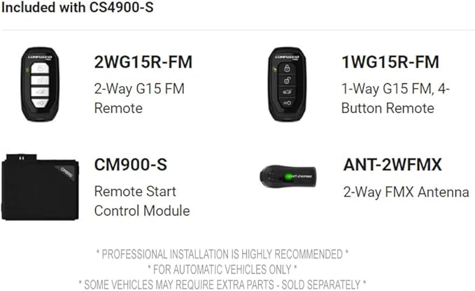 Compustar CS4900-S 2-Way Remote Start and Keyless Entry System - Image 3